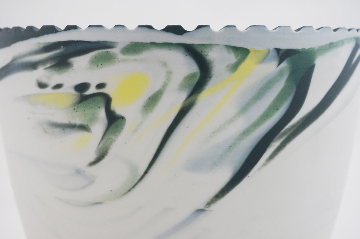 062 marble 丸深鉢L