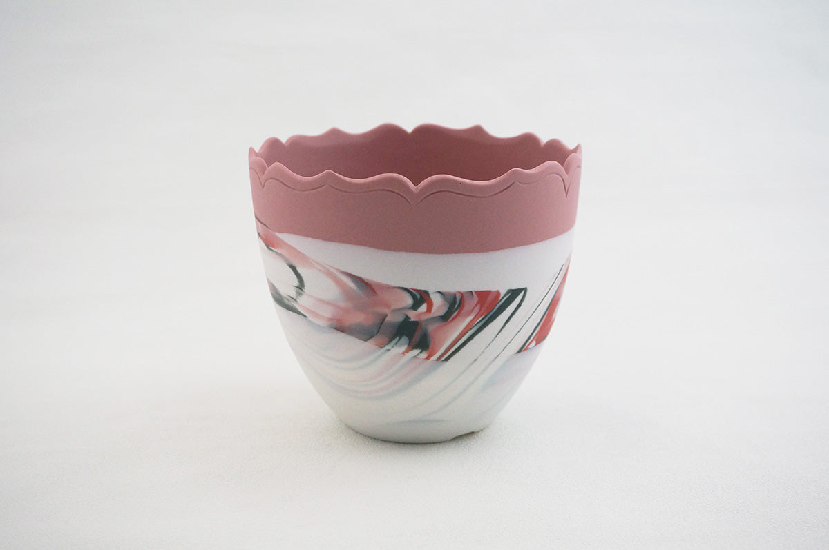 062 marble 丸深鉢L