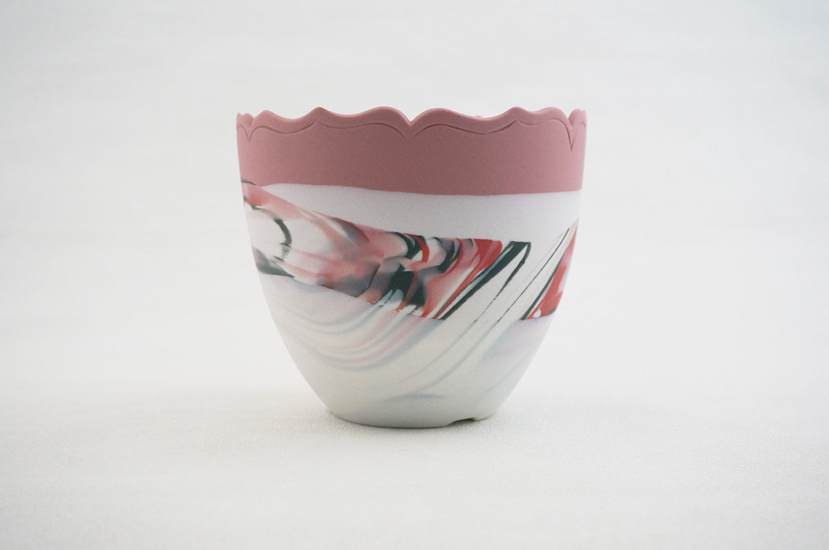 062 marble 丸深鉢L