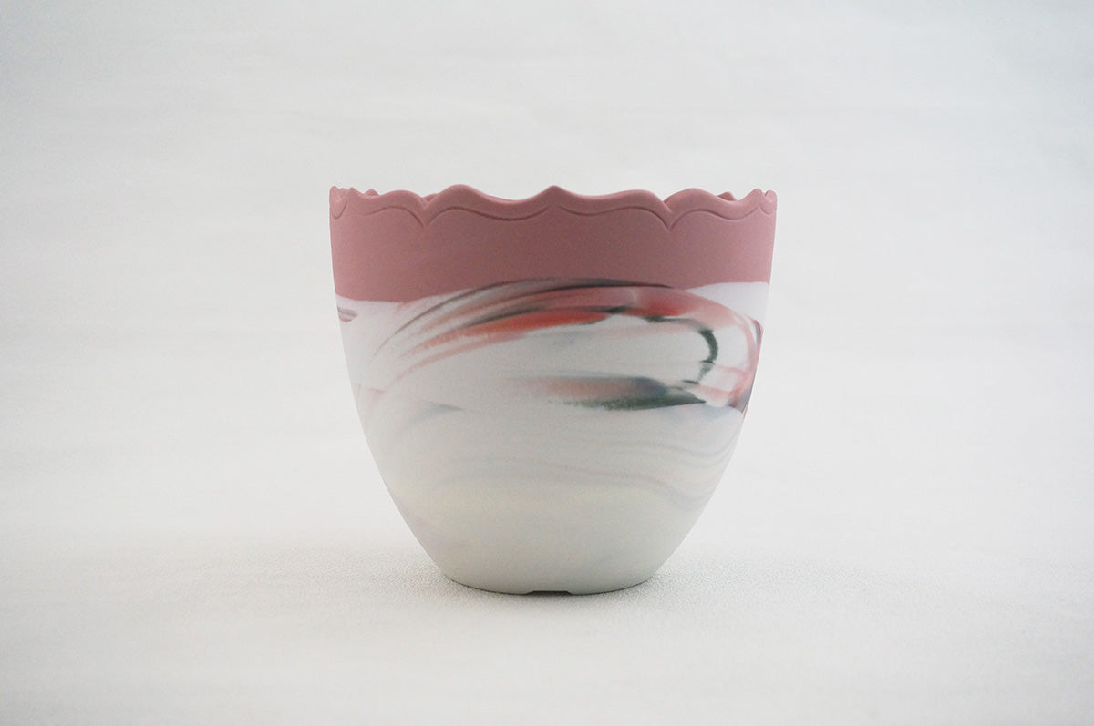 062 marble 丸深鉢L