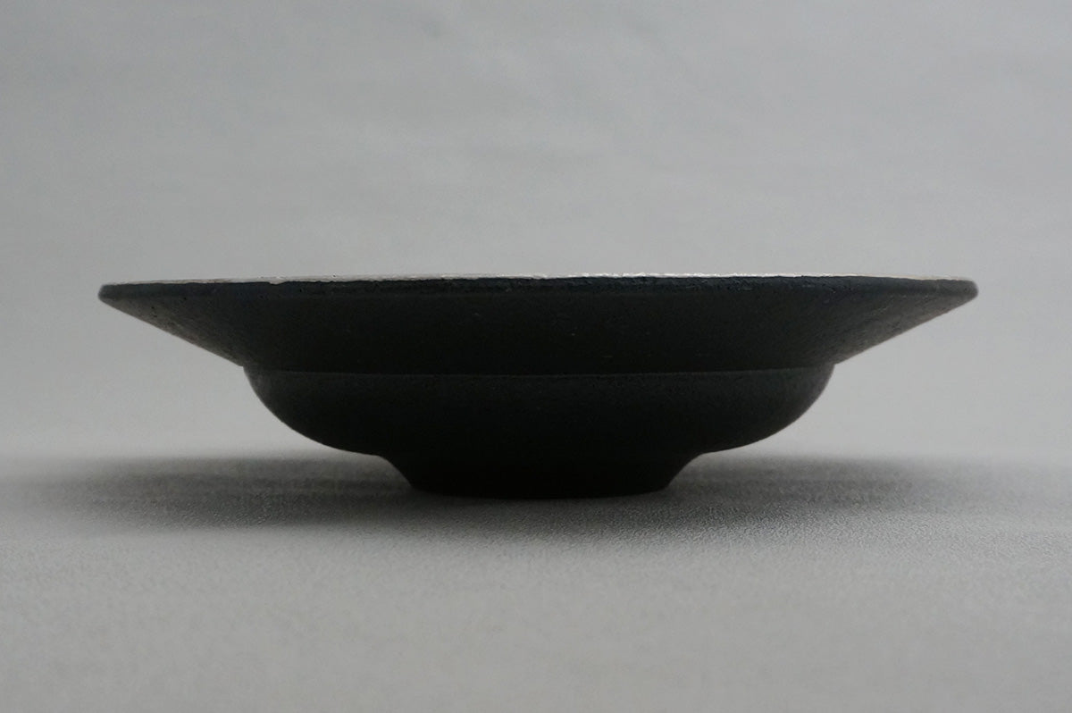 62 銀彩 釉彩 7寸リム鉢