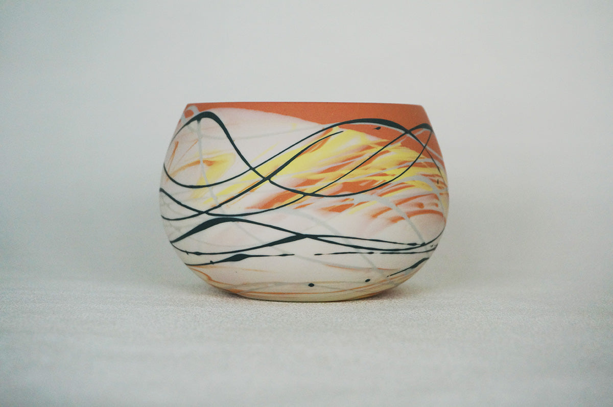 063 marble 丸深鉢M