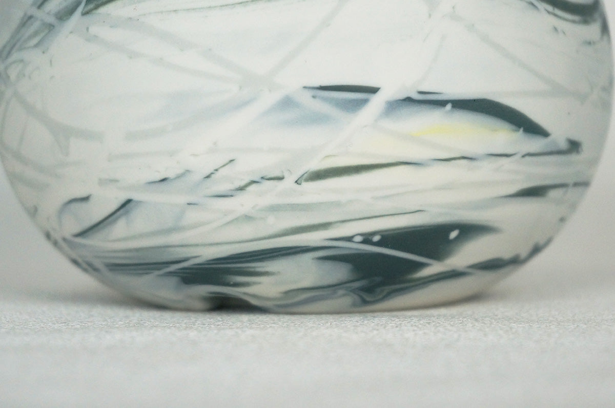 063 marble 丸深鉢M