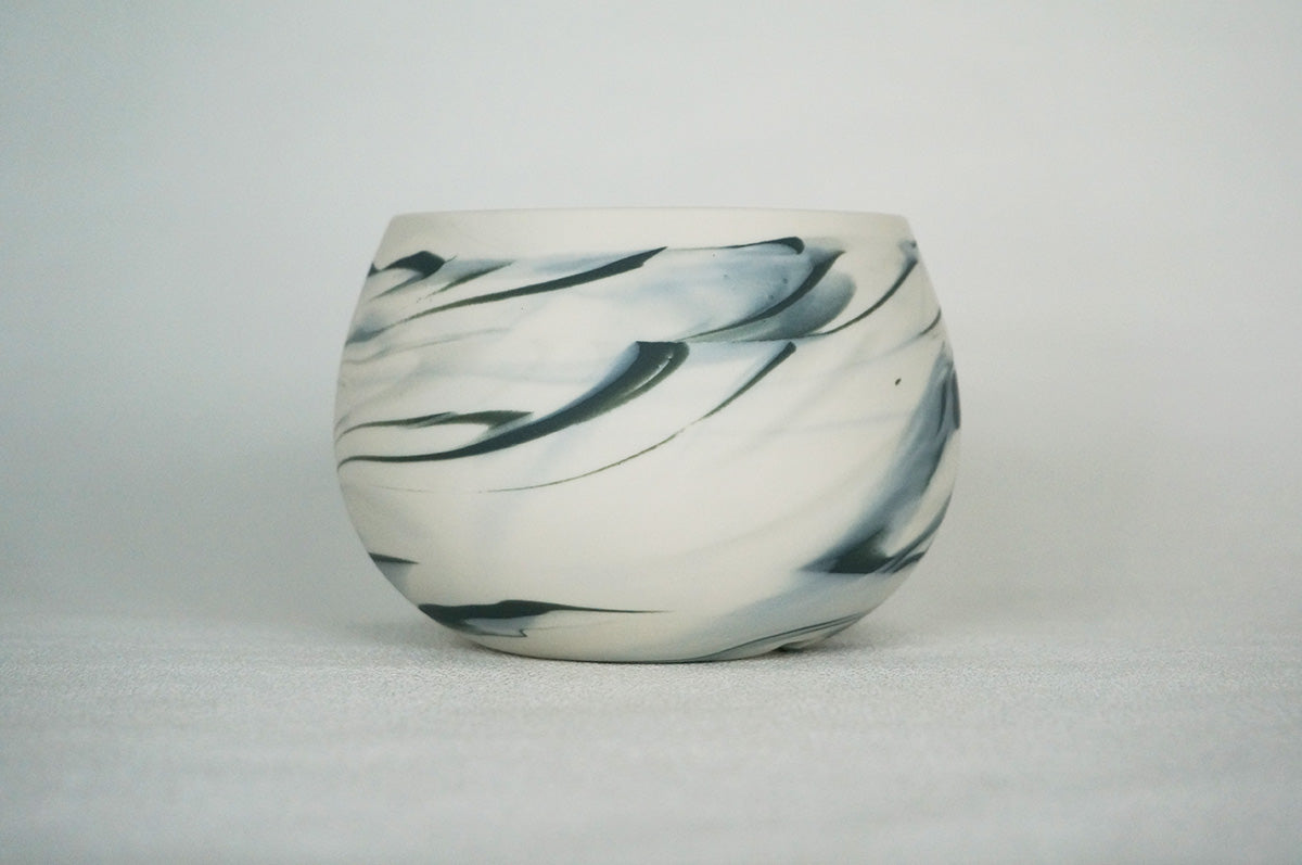 063 marble 丸深鉢M