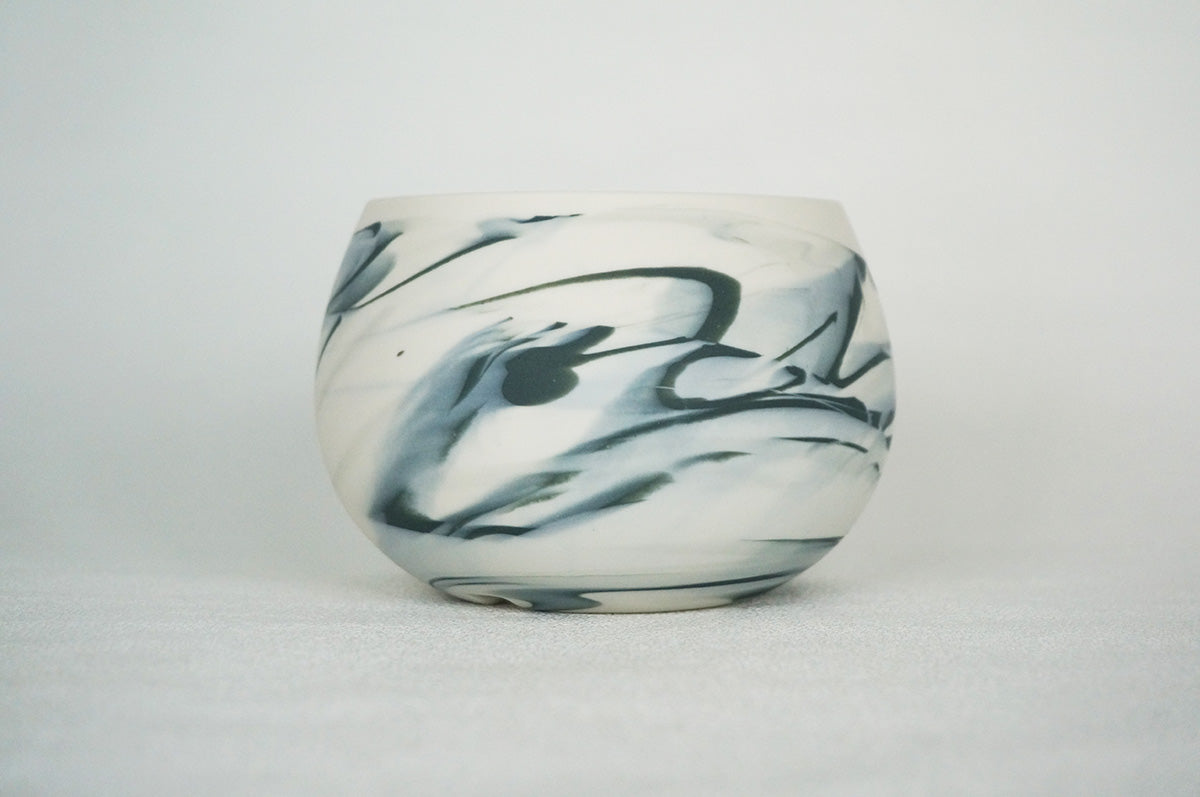 063 marble 丸深鉢M