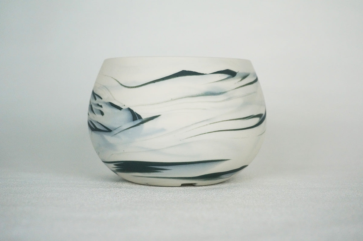 063 marble 丸深鉢M