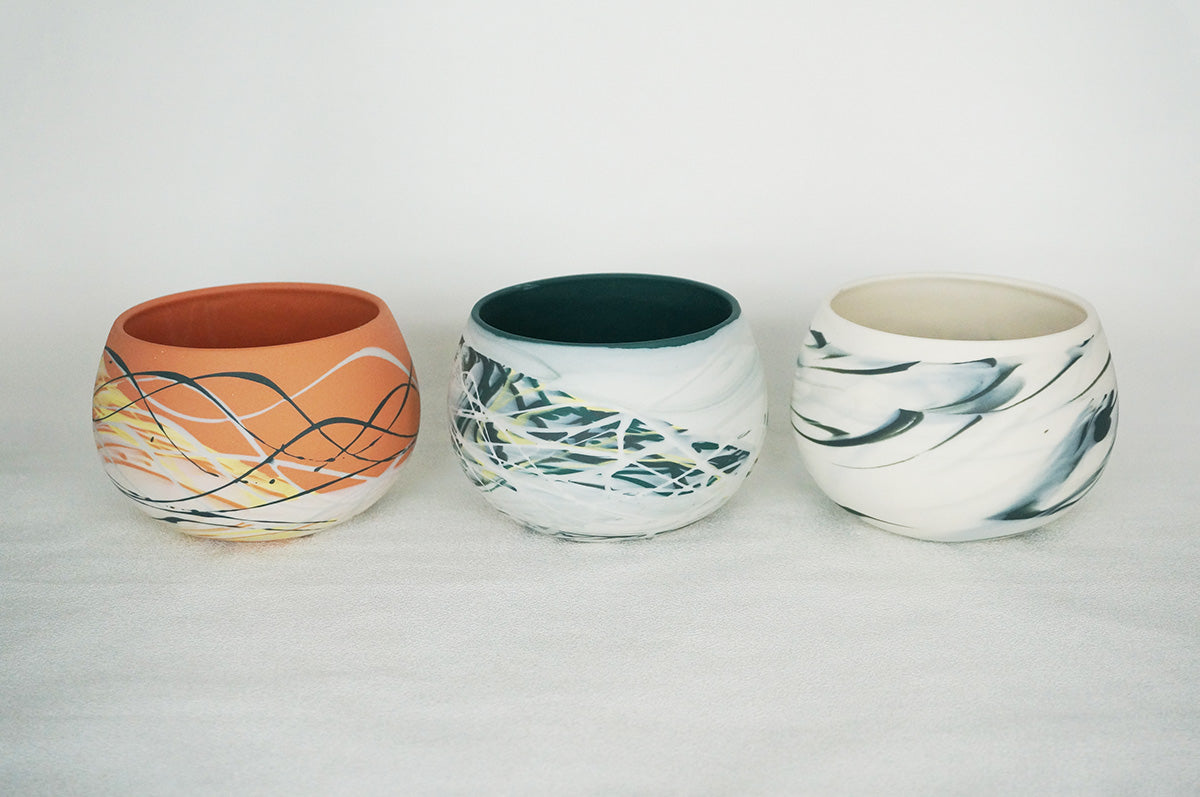 063 marble 丸深鉢M