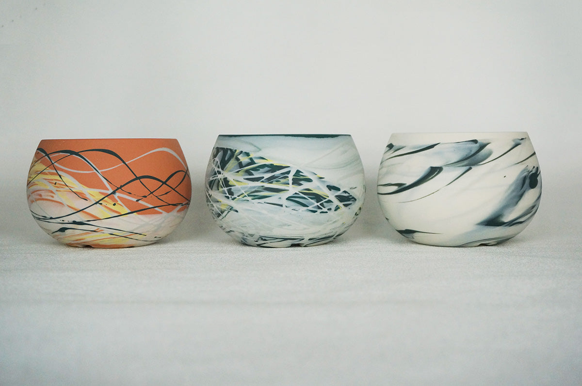 063 marble 丸深鉢M