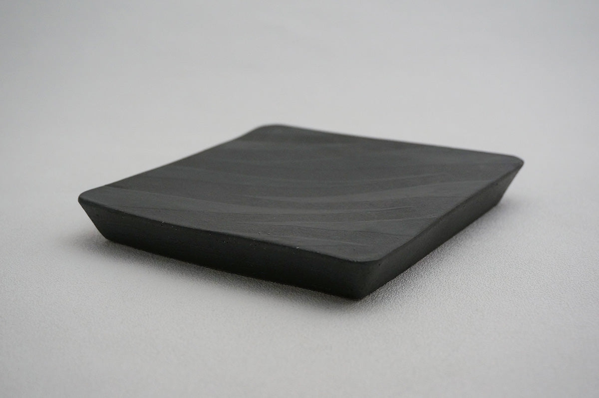 67 釉彩 スクエア台皿（5寸）
