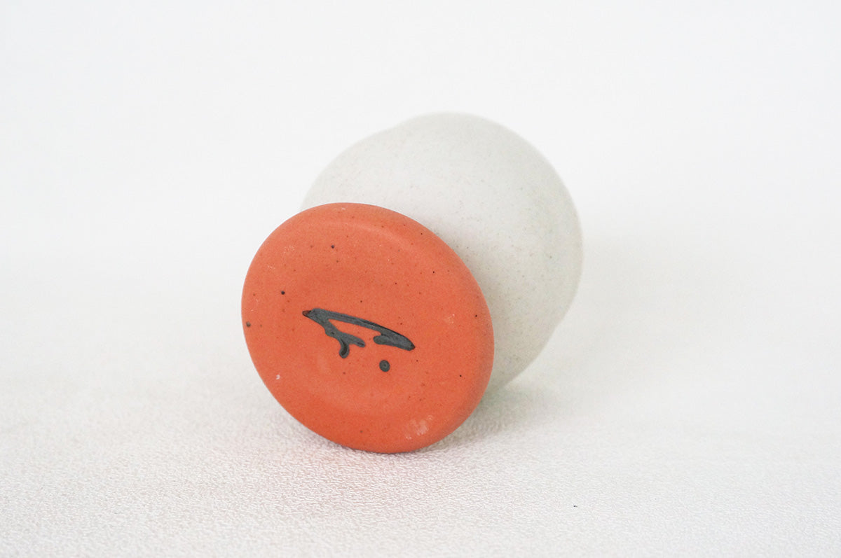 006 sake cup（オレンジ）