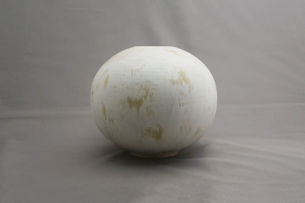 070 花器L(丸) ボタニカルグリーン