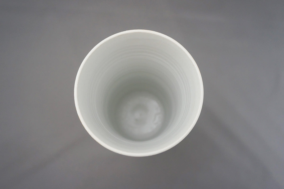 072 花器L(円柱) ボタニカルピンク