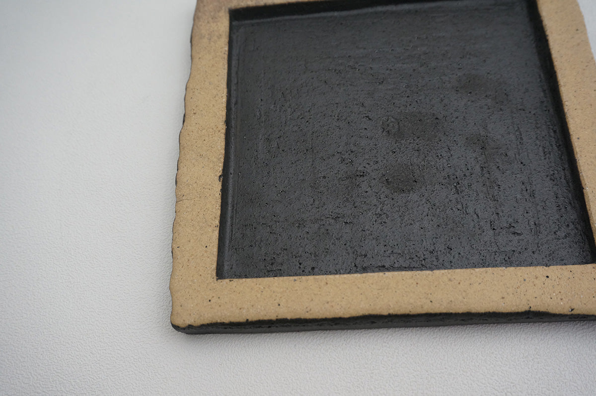 72 石目 フラット角皿 M（15）