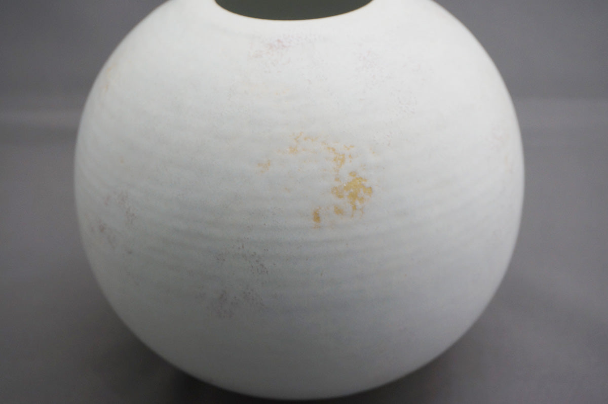076 花器L(丸) ボタニカルピンク