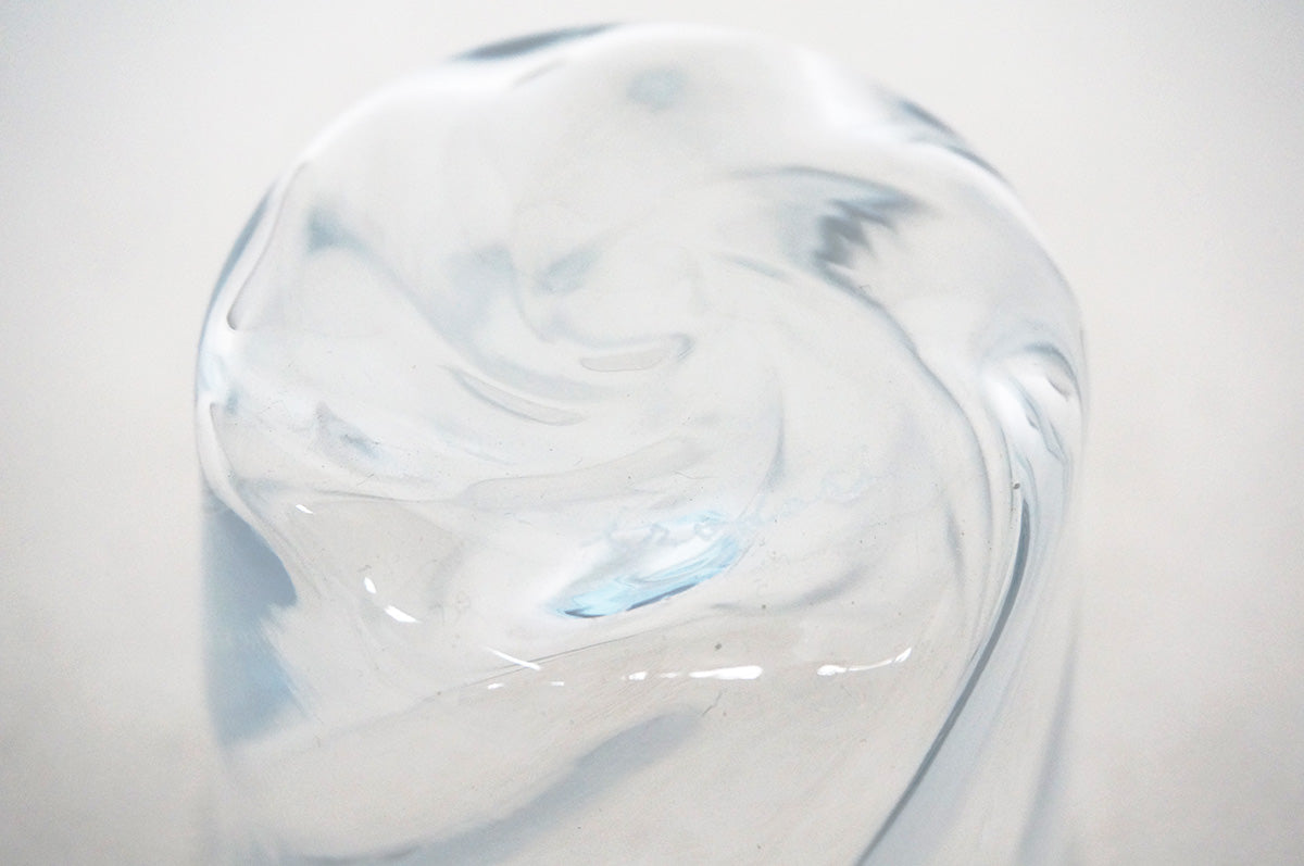 080 黒豆irodori Blue ゆらりグラス小