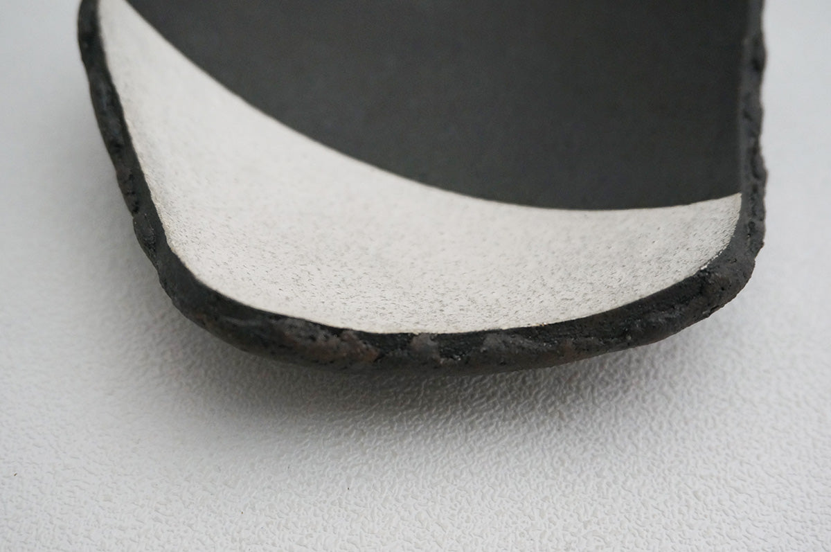 87 銀彩五角皿（ツートン）