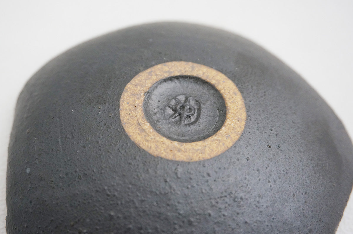 88 銀彩五角皿（釉彩）