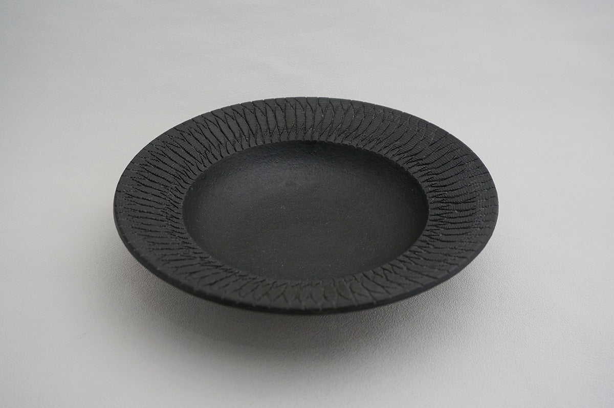 91 バーク7寸リム鉢