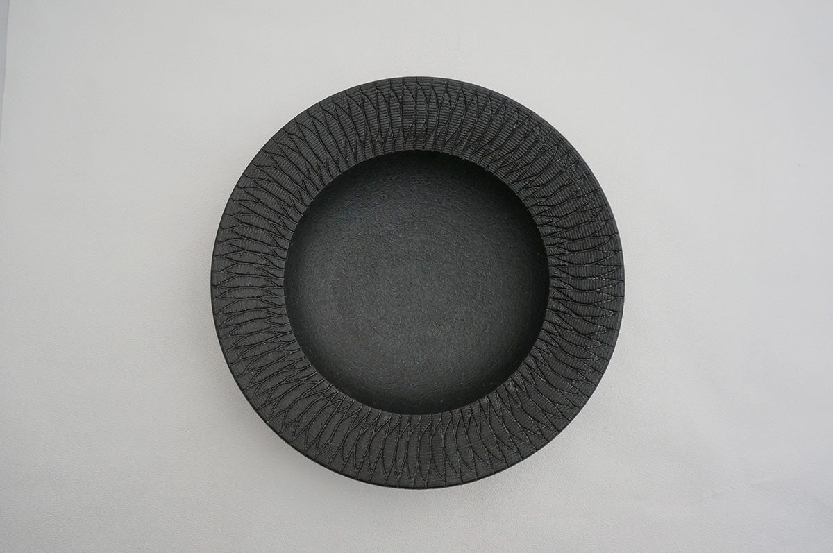 91 バーク7寸リム鉢