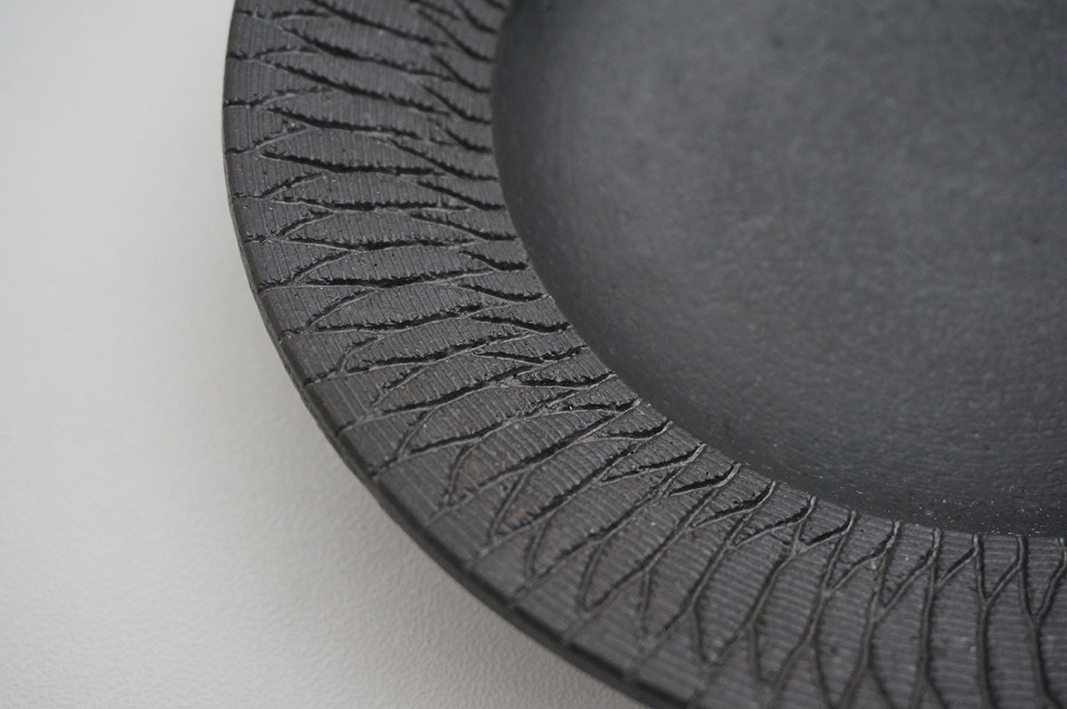 91 バーク7寸リム鉢