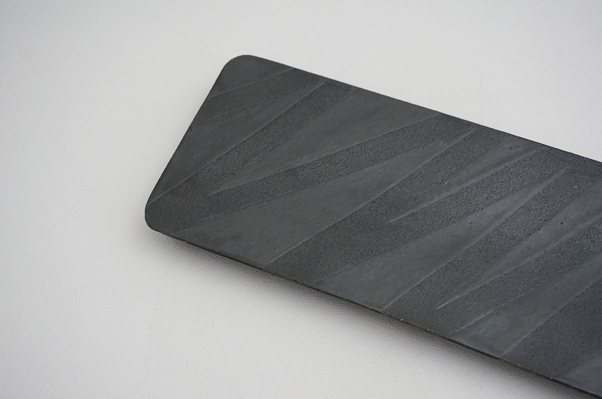 94 釉彩 ナロー長台皿 大