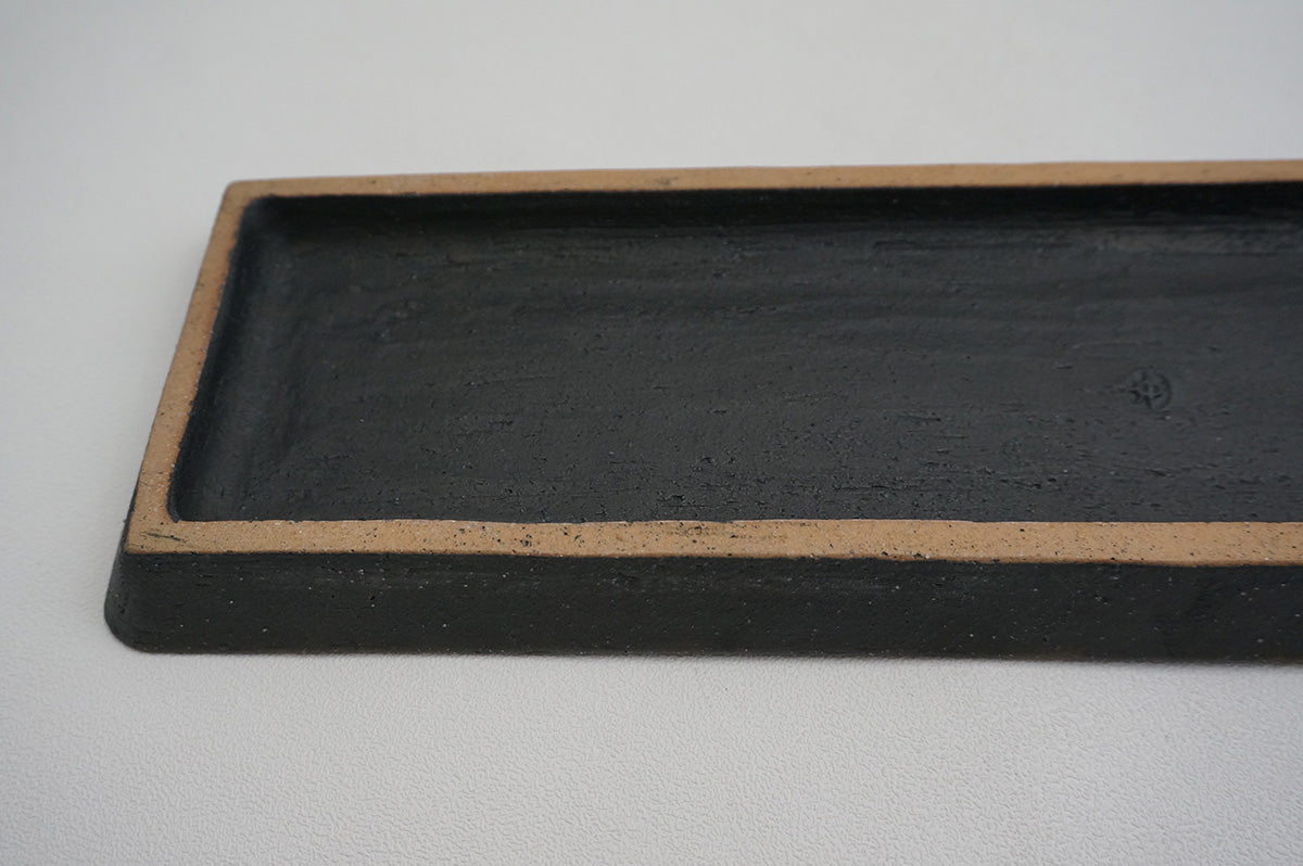 94 釉彩 ナロー長台皿 大