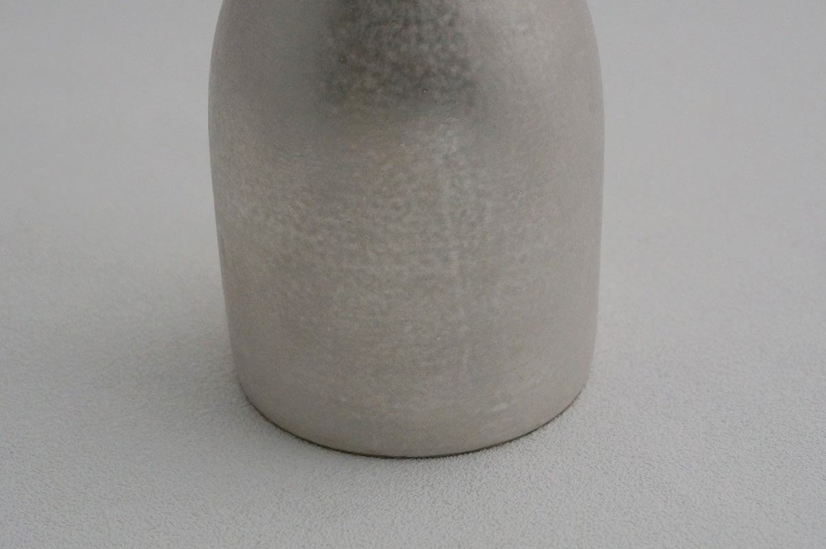 97 ホワイト銀彩 花器