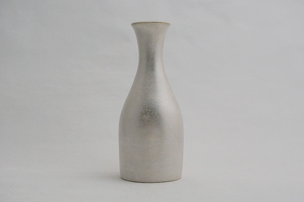 97 ホワイト銀彩 花器