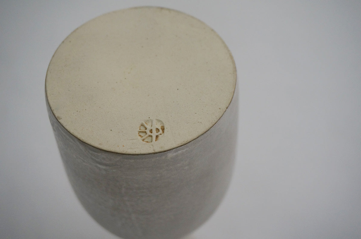 97 ホワイト銀彩 花器