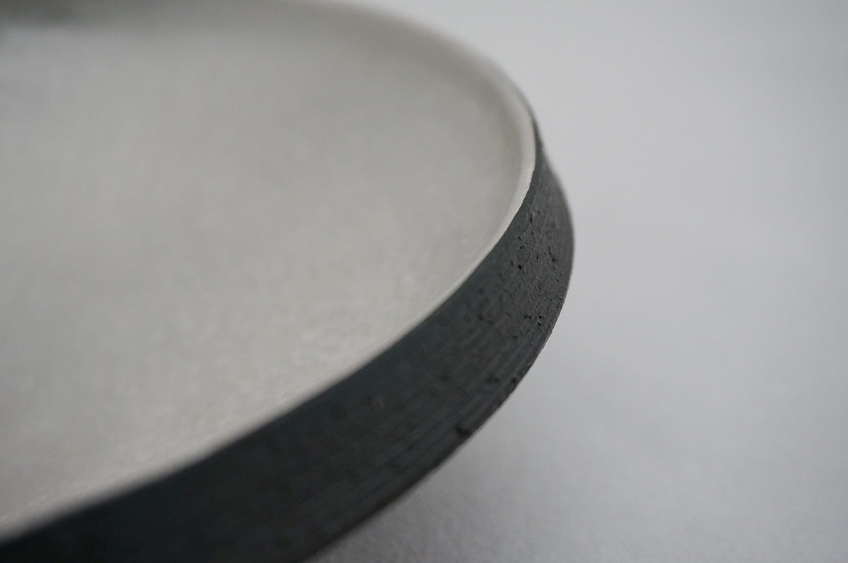 03-12 ナローボーダー 7寸鉢（内銀）