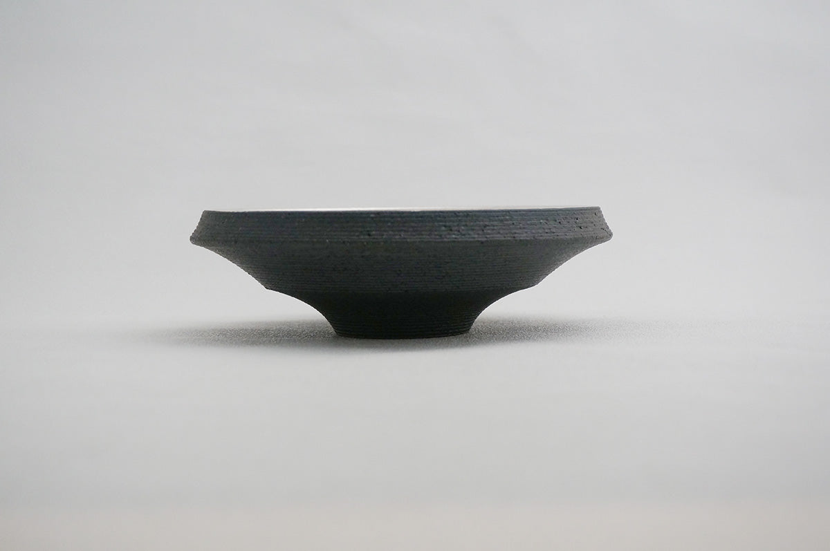 06-15 ナローボーダー 5寸鉢（内銀）