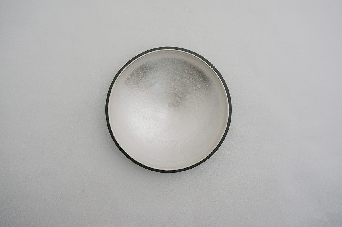 06-15 ナローボーダー 5寸鉢（内銀）