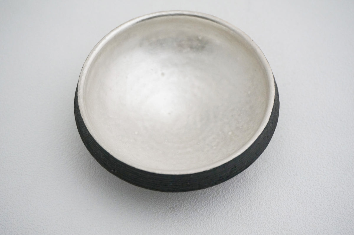09-18 ナローボーダー 小鉢（内銀）