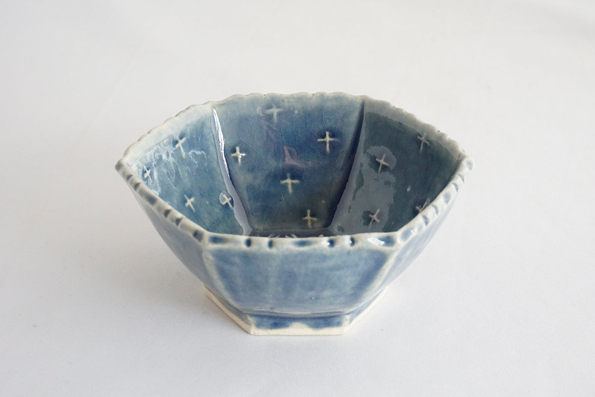 017 六角輪花向付