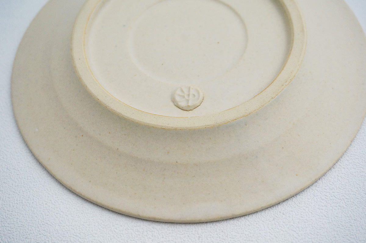 24-37 ナローボーダー 5寸リム皿