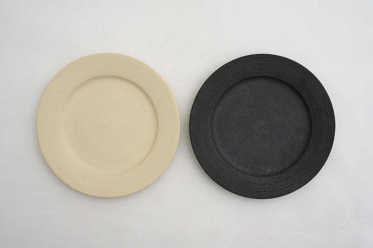 24-37 ナローボーダー 5寸リム皿