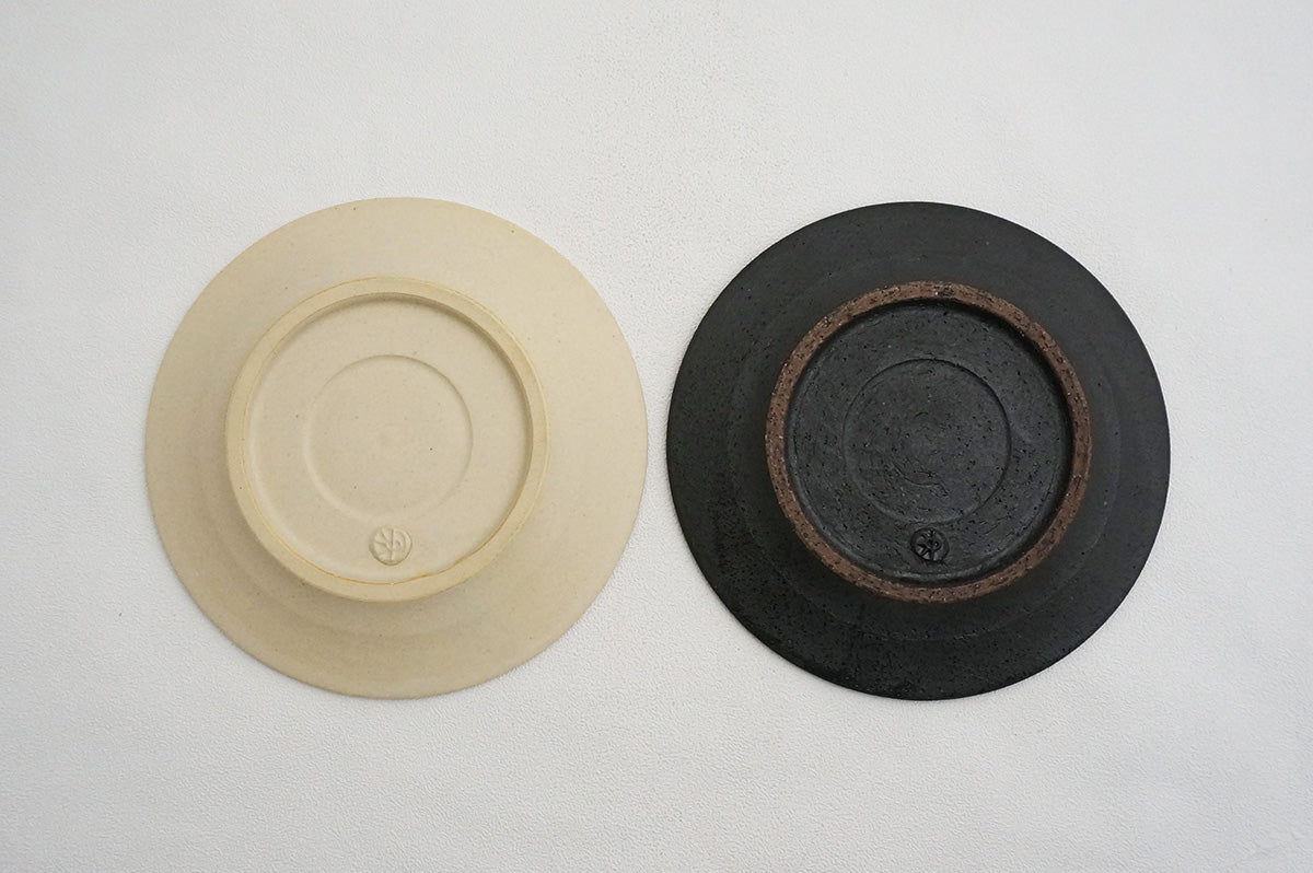 24-37 ナローボーダー 5寸リム皿