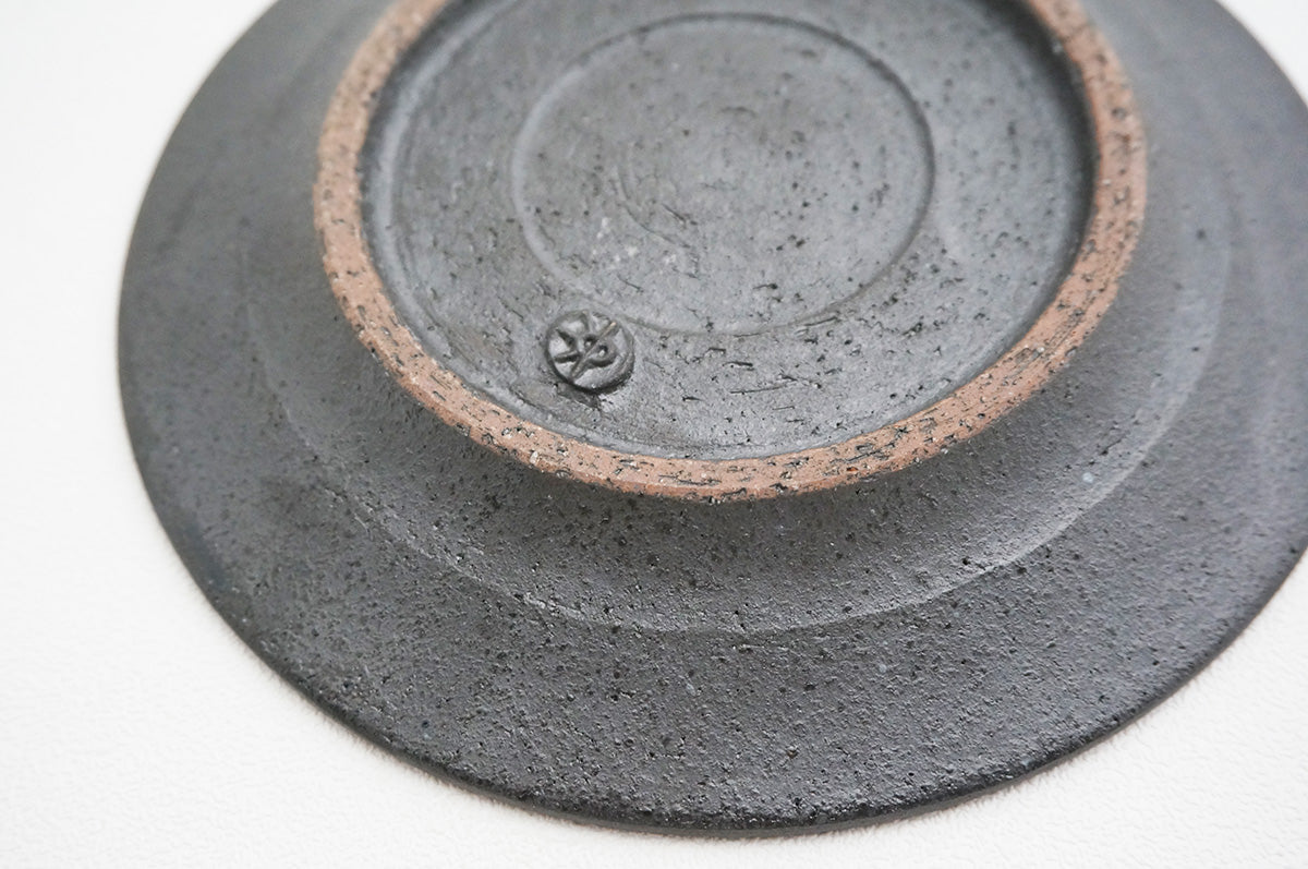 24-37 ナローボーダー 5寸リム皿