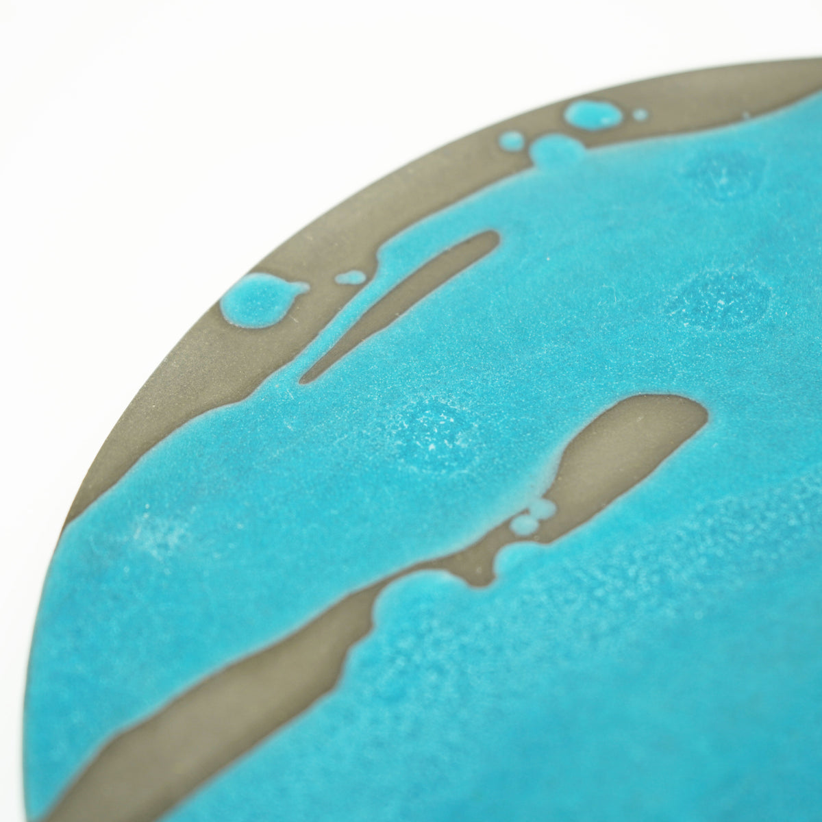 釉遊　8寸フラットプレート　