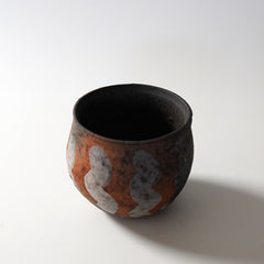 【未使用】平正窯 豊斎（高木典利）弥七田手織部 半月鉢 多治見「平正窯」高木典利氏による錦光山宗兵衛ワールド The world of