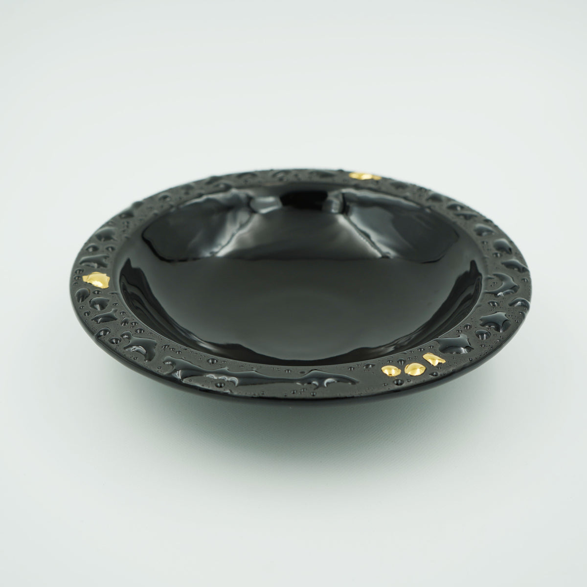 DROP ROUND PLATE 金彩