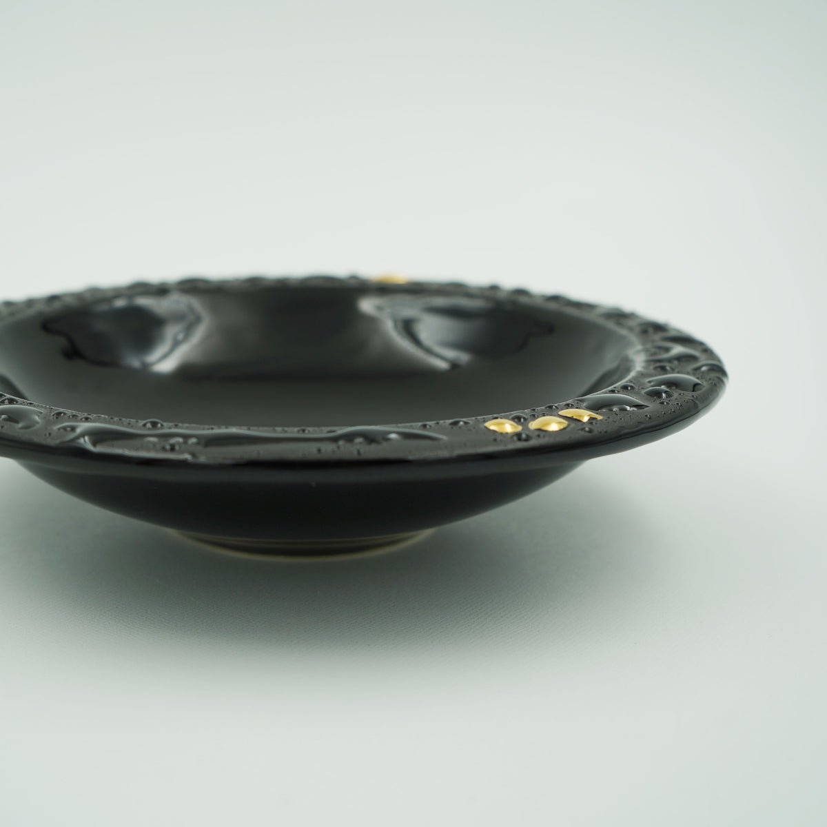 DROP ROUND PLATE 金彩