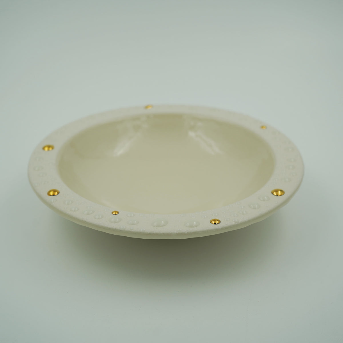 DROP ROUND PLATE 金彩