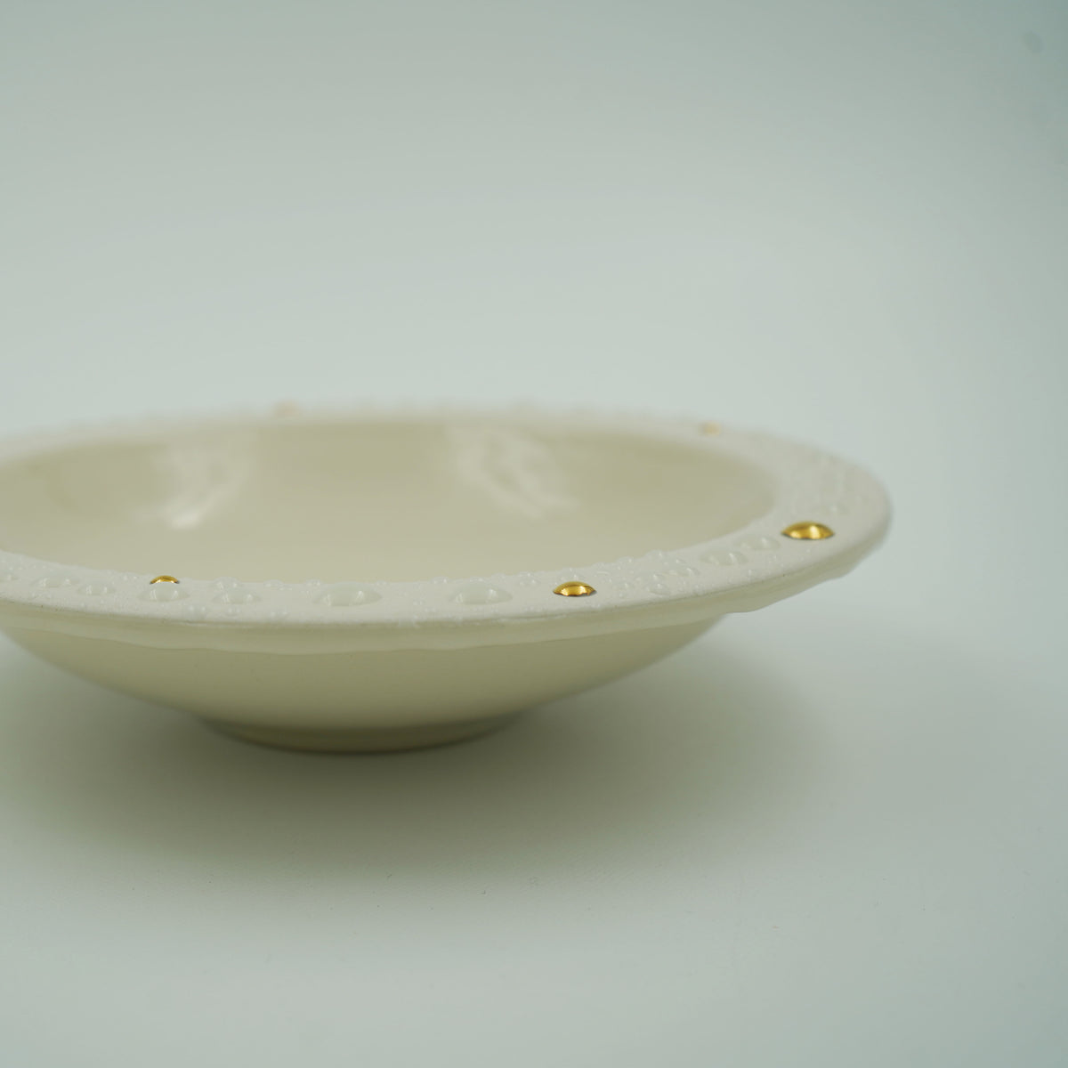 DROP ROUND PLATE 金彩