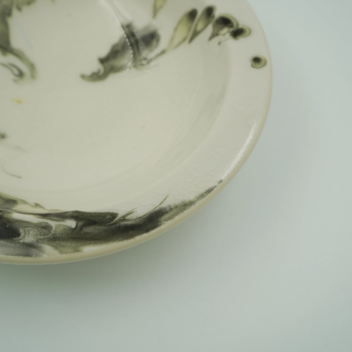 SLIP WARE 貫入 RIM PLATE