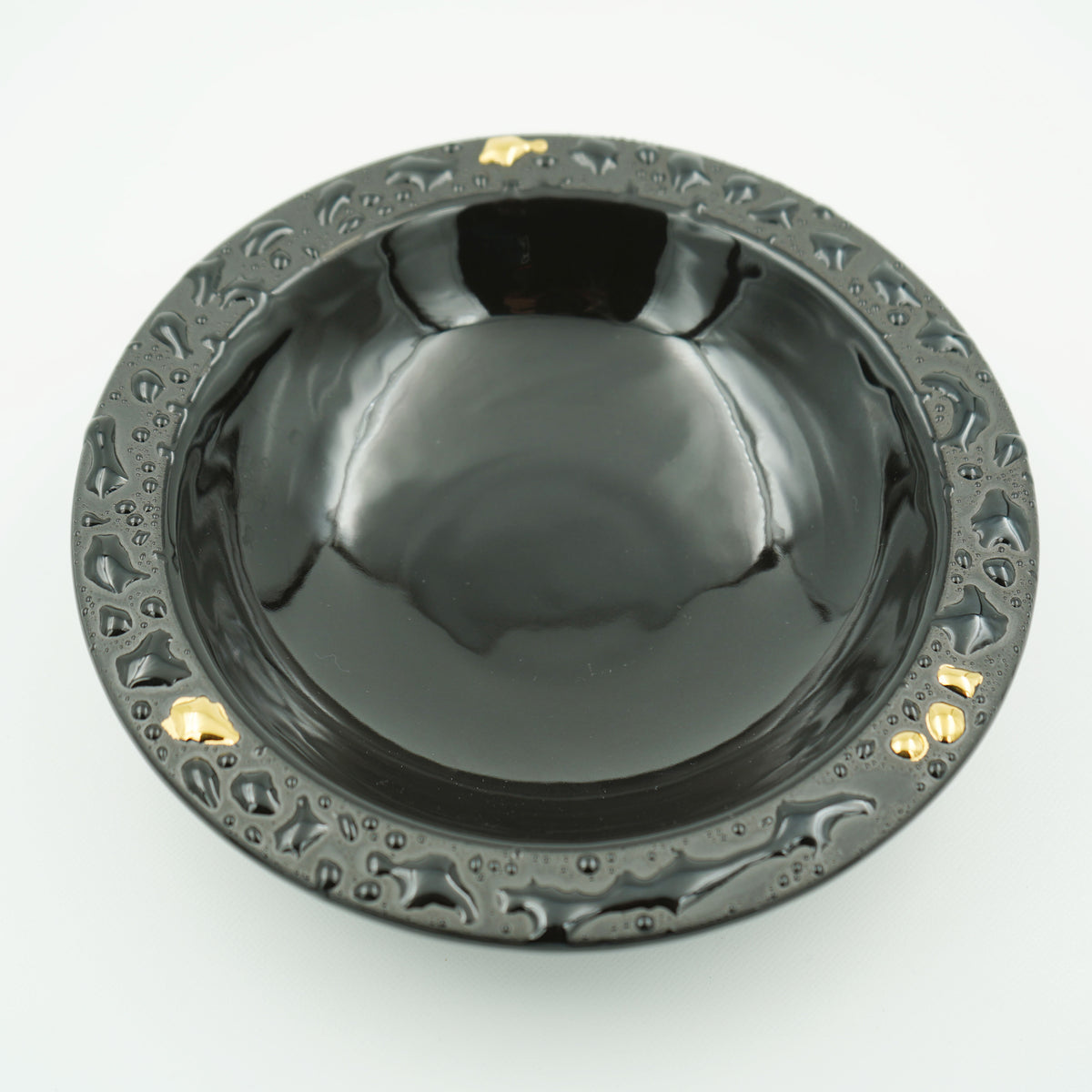 DROP ROUND PLATE 金彩