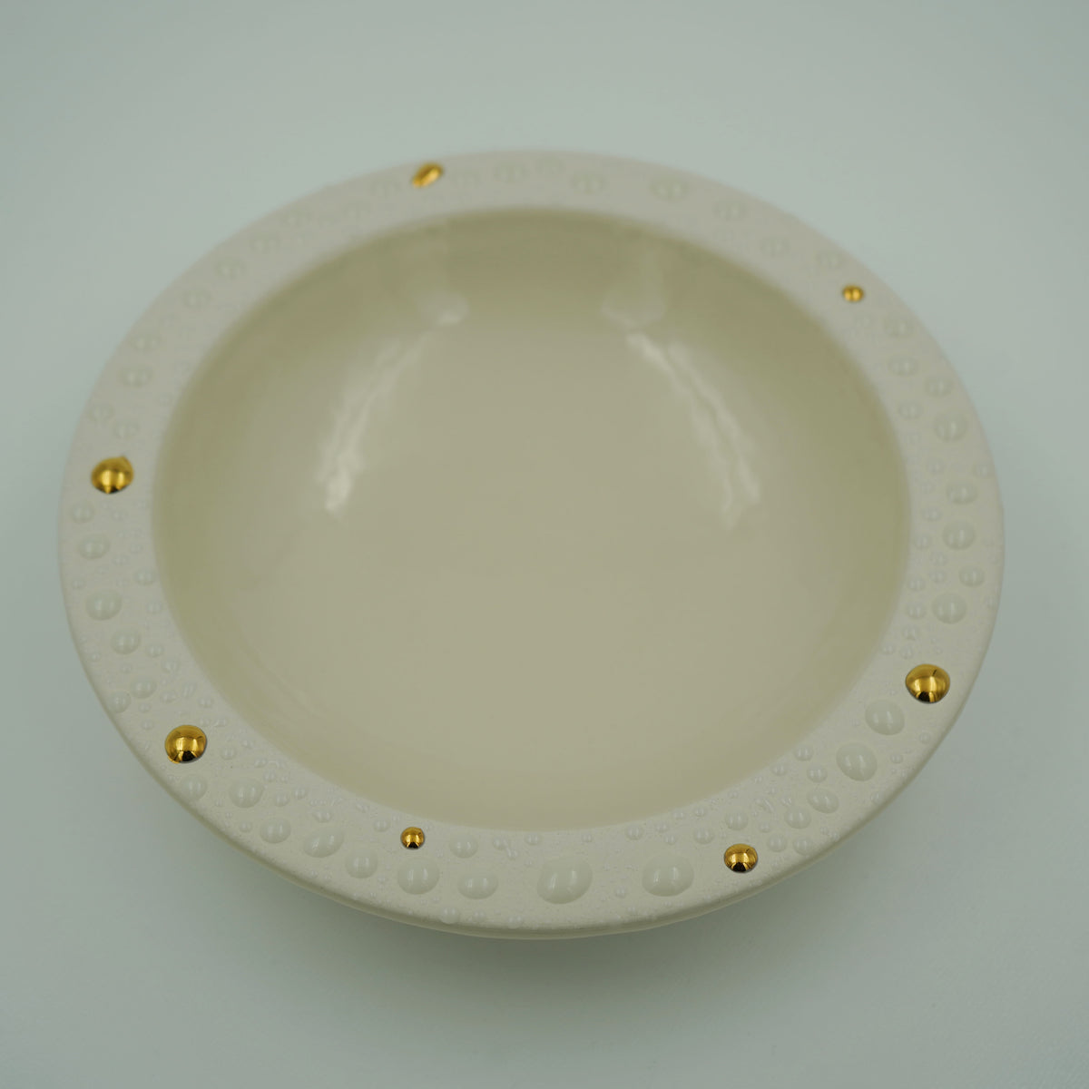 DROP ROUND PLATE 金彩