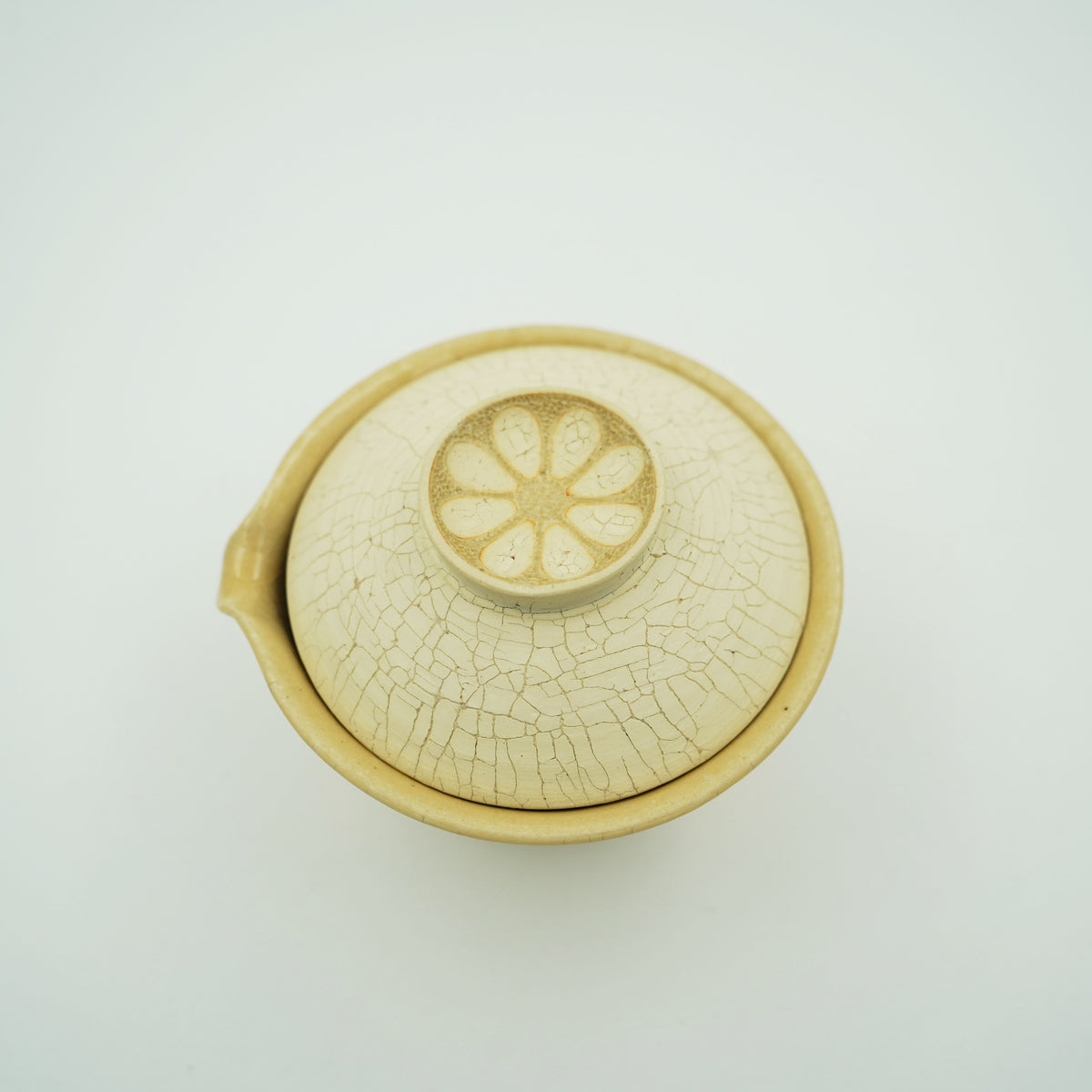 白樺梅花皮　蓋碗