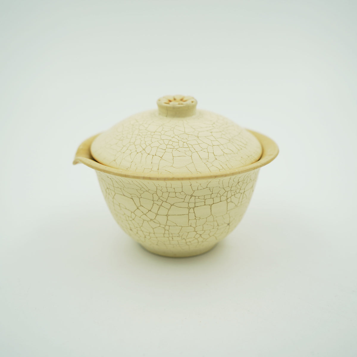 白樺梅花皮　蓋碗