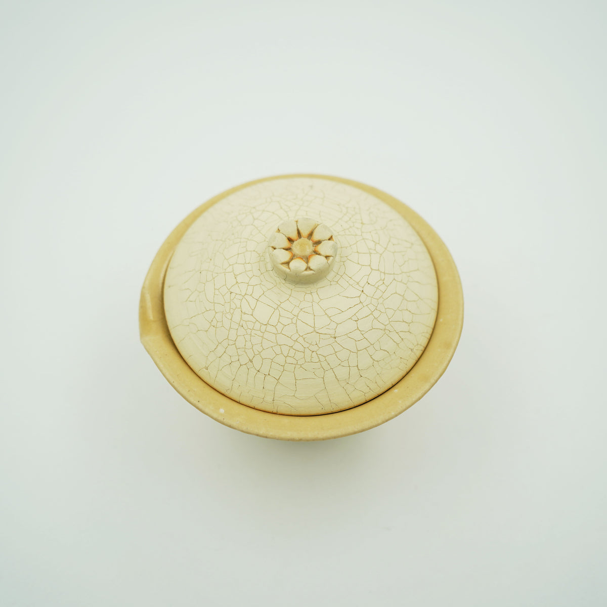 白樺梅花皮　蓋碗